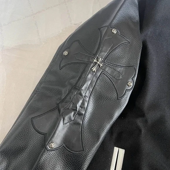 Chrome Hearts Classic Cross Metallic Black Jacket - Picture 7 of 12